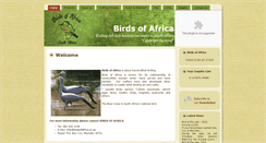 Desktop Screenshot of birdsofafrica.co.za